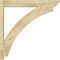 Ekena Millwork Thorton Slat Rough Sawn Outlooker, Douglas Fir, 6"W x 36"D x 36"H OUT06X36X36THR06RDF - alternate 2